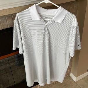 Nike Golf polo Dri-fit -size XL - gray/white
